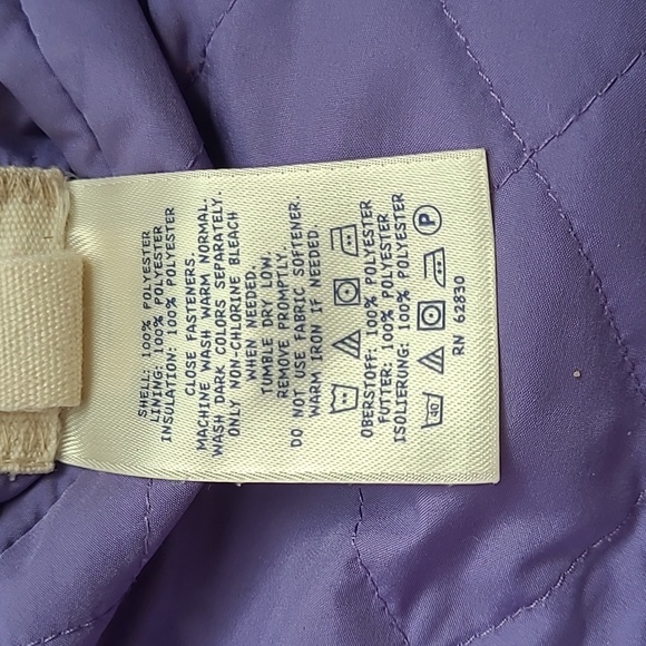 Lands' End Girls Reversible Barn Jacket - Picture 7 of 7